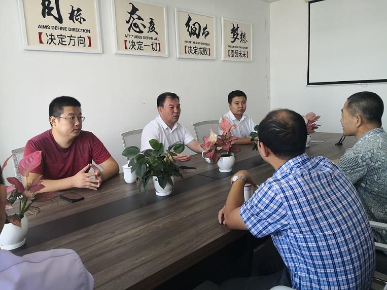 衡水市驻外招商办主任李焕玉一行到访asiagame公司-asiagame